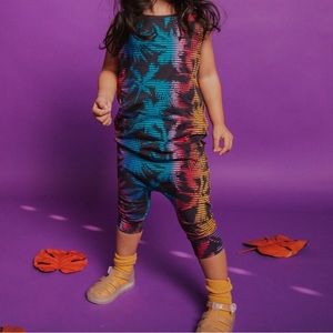 VEUC Rags capri romper 6-12 months Neon Trees